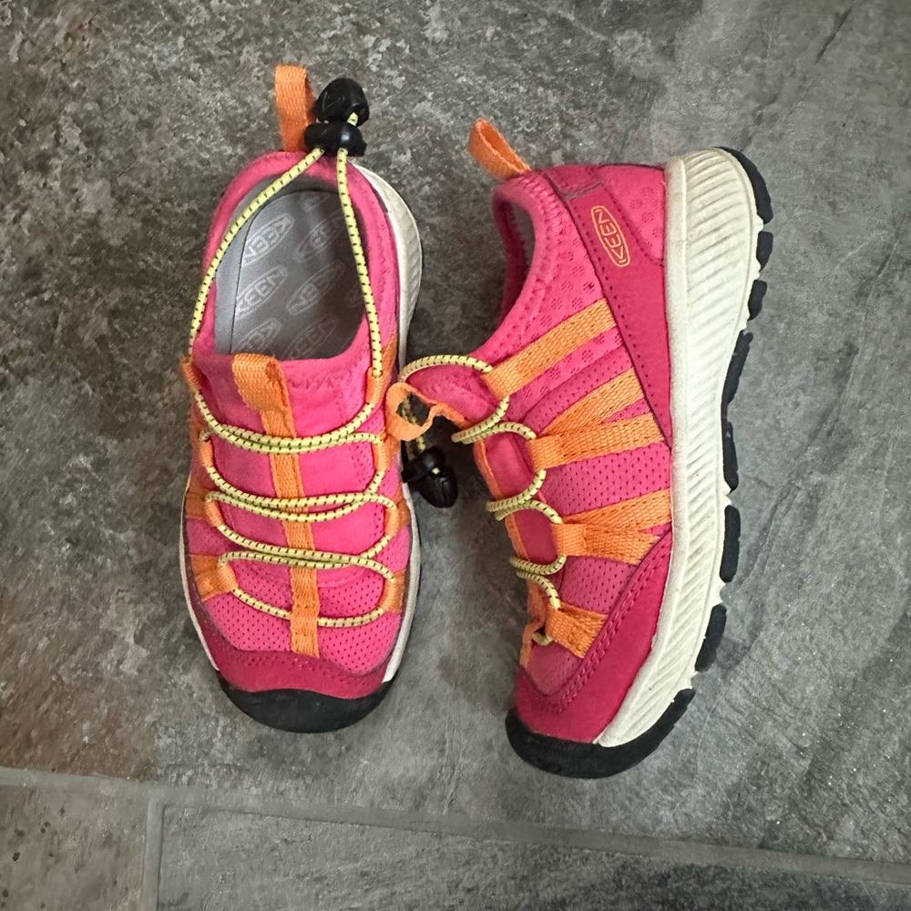 KEEN Kids' Vibrant Pink and Orange Sneakers
